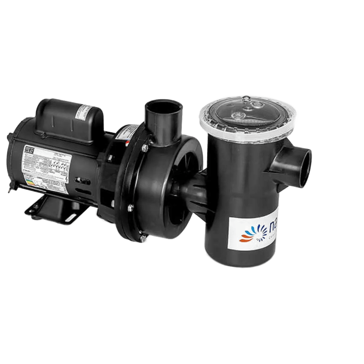 Bomba para Piscina Nautilus NBFC-2 Motor Elétrico WEG 1/2 HP Monofásico 110/220V Bivolt com Capacitor